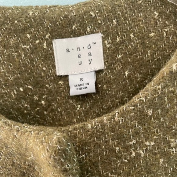 A New Day Cropped Metallic Tweed Blazer/Jacket Size 8 - Picture 3 of 11